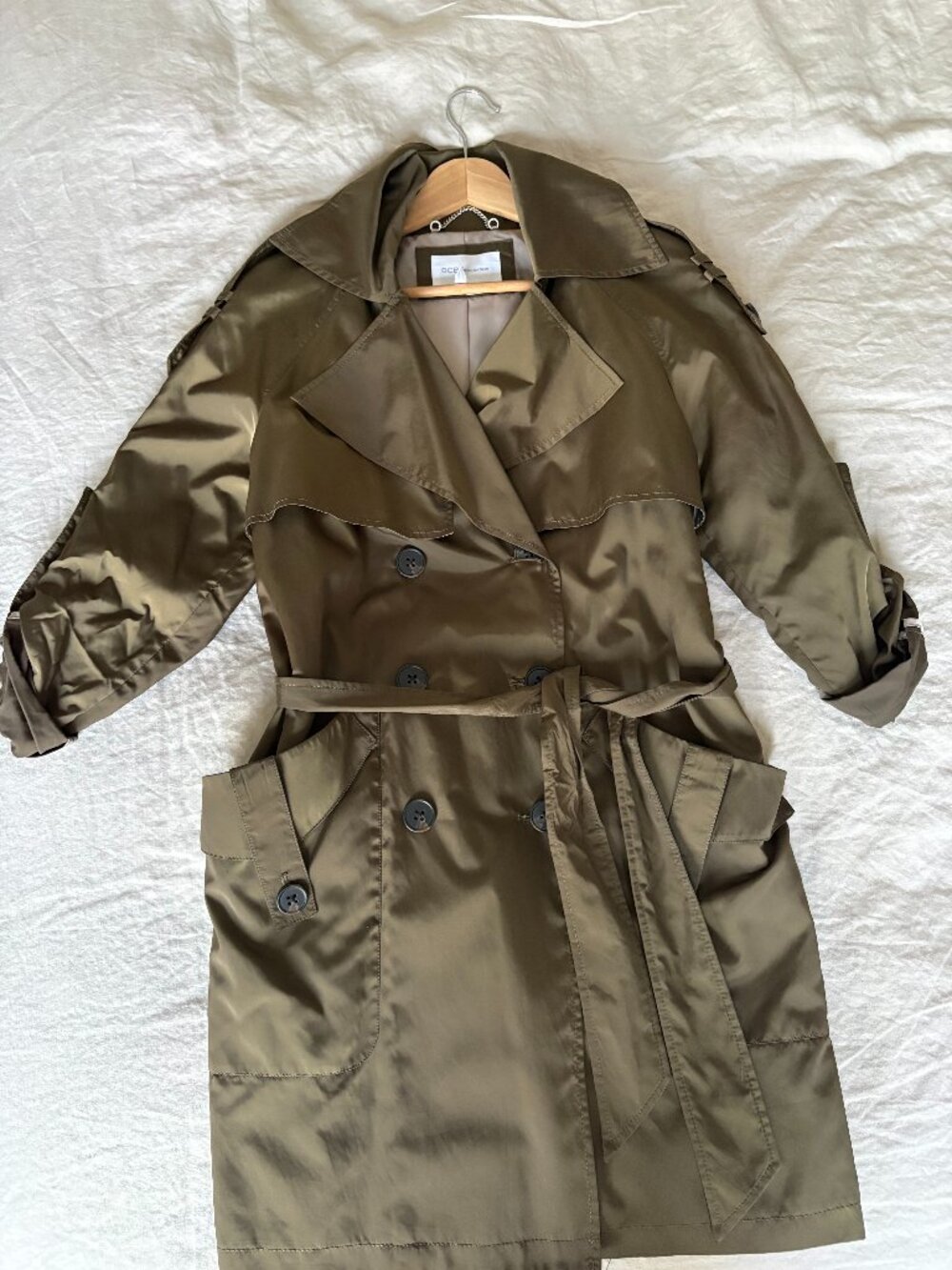 BCBG fashionable trench coat